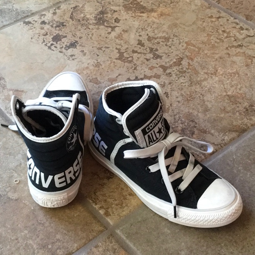 Converse All Star High/Low Tops size 4.5 EUC
